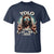 Funny Ressurection Christians Easter Day T Shirt Yolo JK BRB Jesus