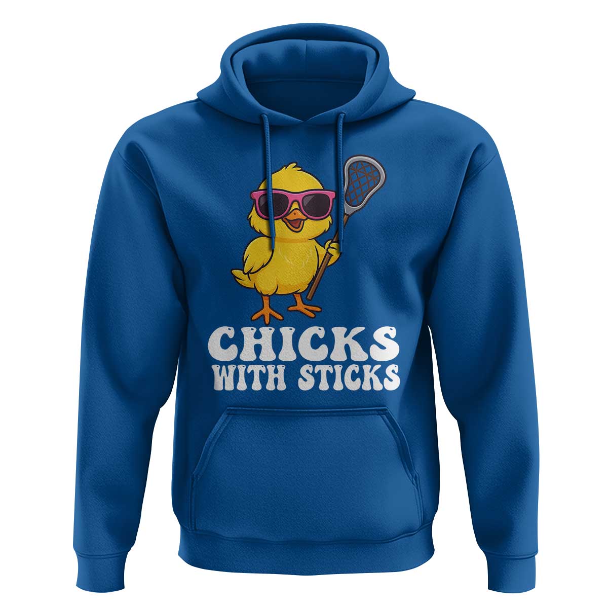 Funny Lax Girl Hoodie Chicks With Sticks Lacrosse Shooter