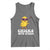 Funny Lax Girl Tank Top Chicks With Sticks Lacrosse Shooter