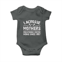 Funny Lacrosse Mothers Baby Onesie Lax Moms Frightening Soccer Moms Since 1867