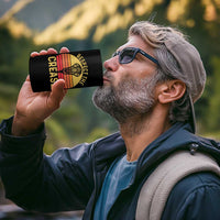 Funny Lacrosse Lax Goalie Goalkeeper 4 in 1 Can Cooler Tumbler Respect The Crease