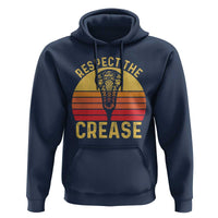 Funny Lacrosse Lax Goalie Goalkeeper Hoodie Respect The Crease