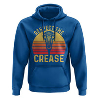 Funny Lacrosse Lax Goalie Goalkeeper Hoodie Respect The Crease