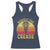 Funny Lacrosse Lax Goalie Goalkeeper Racerback Tank Top Respect The Crease