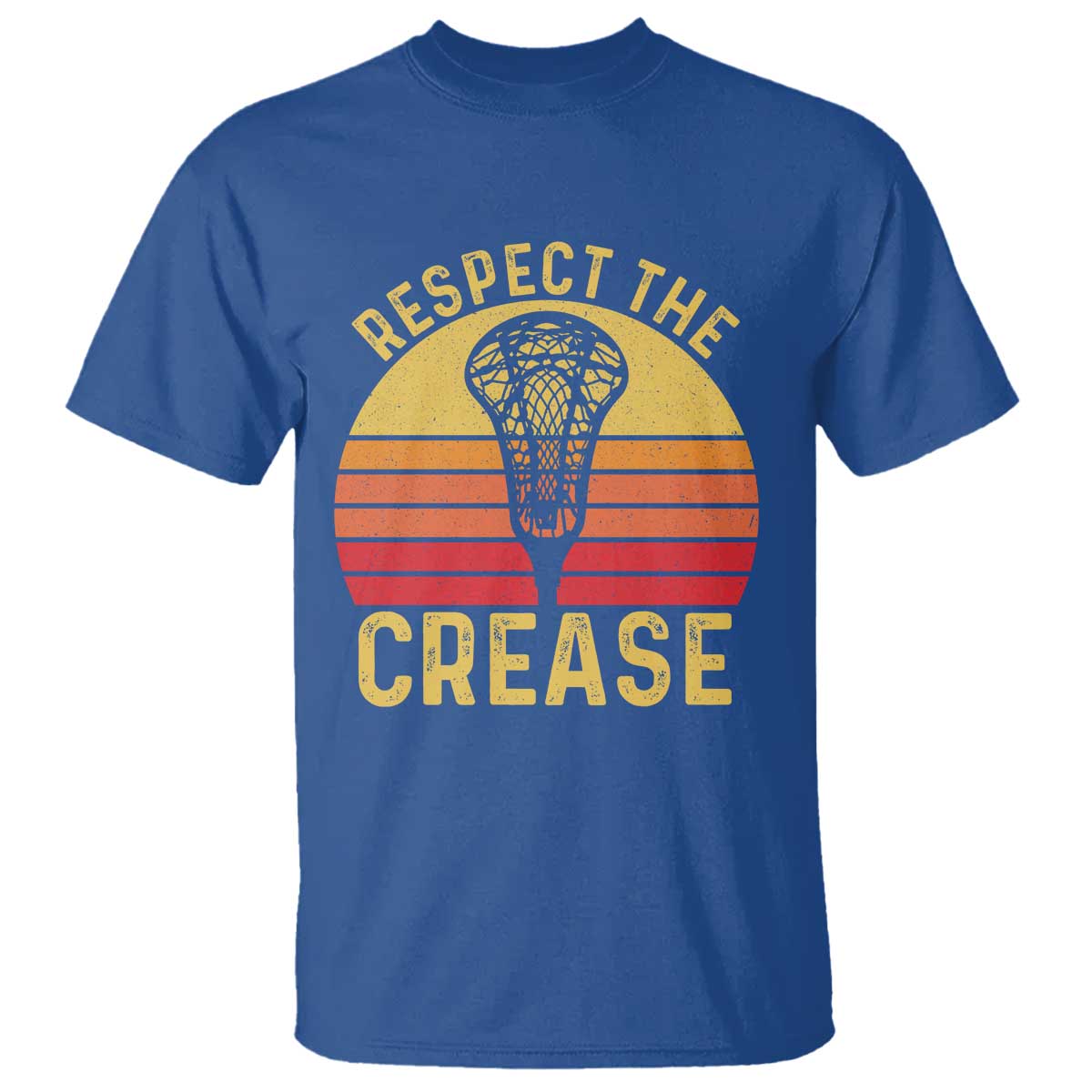 Funny Lacrosse Lax Goalie Goalkeeper T Shirt Respect The Crease