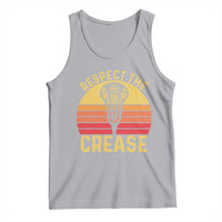 Funny Lacrosse Lax Goalie Goalkeeper Tank Top Respect The Crease