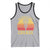 Funny Lacrosse Lax Goalie Goalkeeper Tank Top Respect The Crease