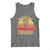 Funny Lacrosse Lax Goalie Goalkeeper Tank Top Respect The Crease