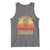 Funny Lacrosse Lax Goalie Goalkeeper Tank Top Respect The Crease