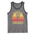 Funny Lacrosse Lax Goalie Goalkeeper Tank Top Respect The Crease