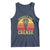 Funny Lacrosse Lax Goalie Goalkeeper Tank Top Respect The Crease