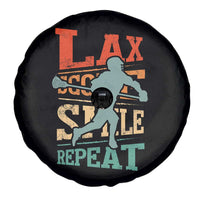 Funny Lax Score Smile Repeat Spare Tire Cover Lax Lacrosse Lover