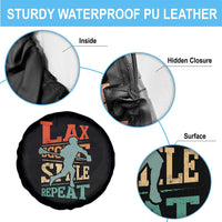 Funny Lax Score Smile Repeat Spare Tire Cover Lax Lacrosse Lover