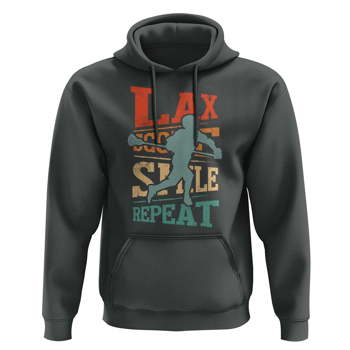 Funny Lax Score Smile Repeat Hoodie Lax Lacrosse Lover