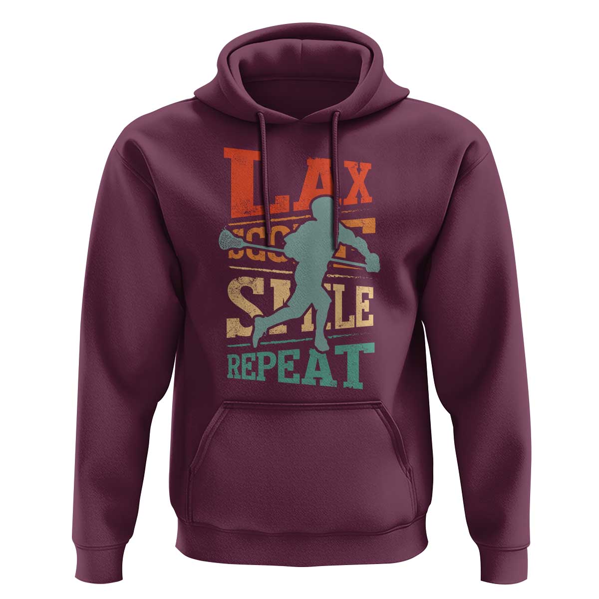 Funny Lax Score Smile Repeat Hoodie Lax Lacrosse Lover