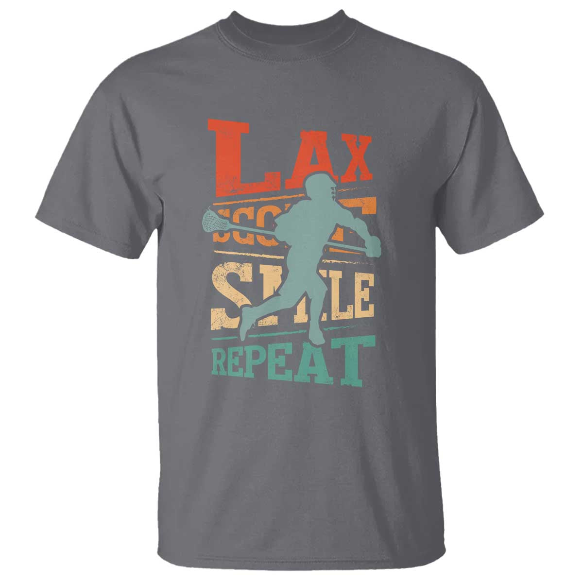 Funny Lax Score Smile Repeat T Shirt Lax Lacrosse Lover