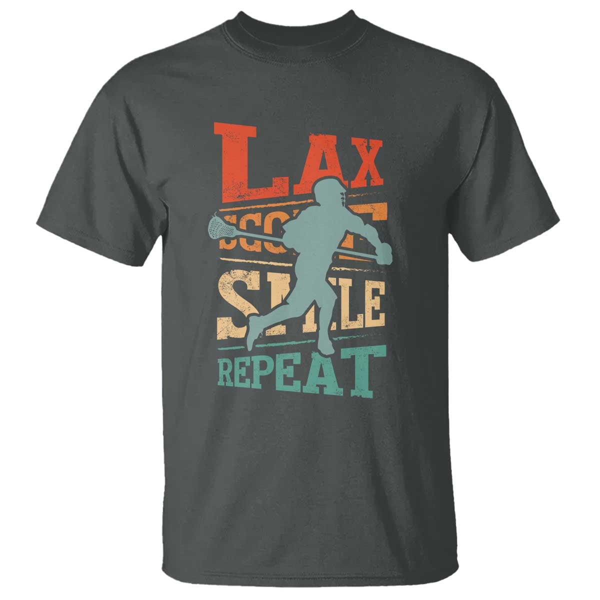 Funny Lax Score Smile Repeat T Shirt Lax Lacrosse Lover