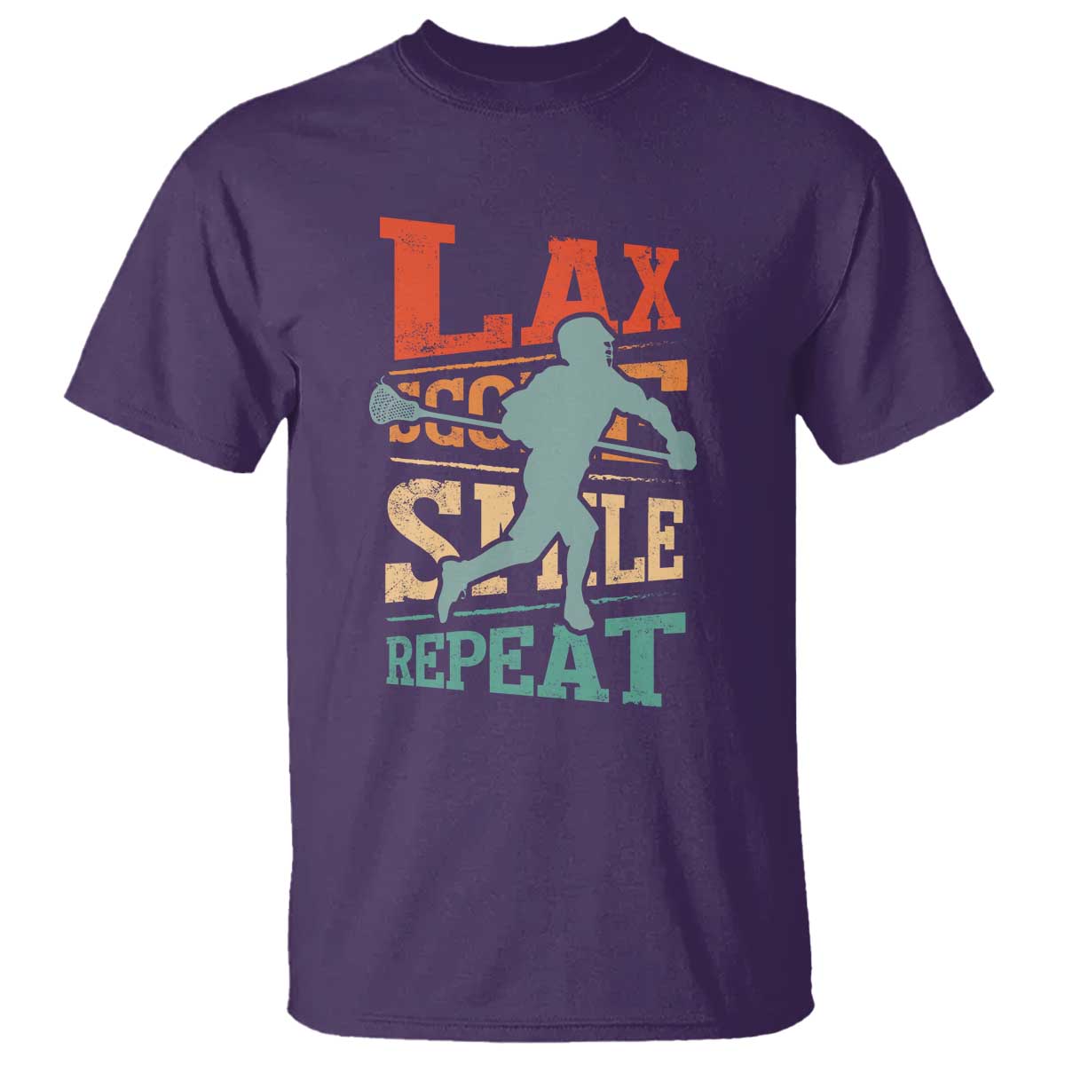 Funny Lax Score Smile Repeat T Shirt Lax Lacrosse Lover