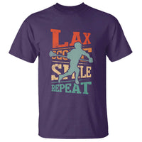 Funny Lax Score Smile Repeat T Shirt Lax Lacrosse Lover