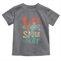 Funny Lax Score Smile Repeat Toddler T Shirt Lax Lacrosse Lover
