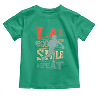 Funny Lax Score Smile Repeat Toddler T Shirt Lax Lacrosse Lover