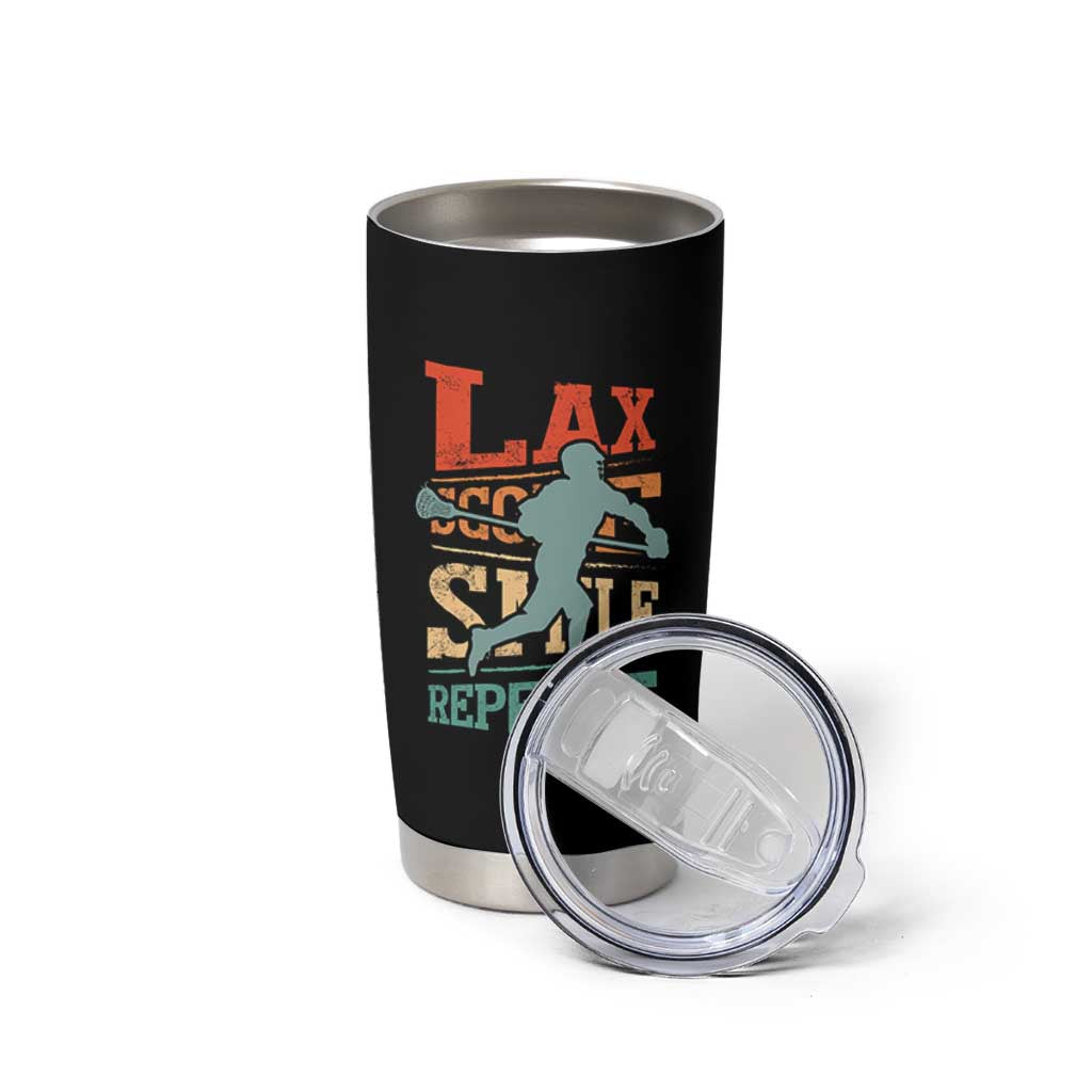 Funny Lax Score Smile Repeat Tumbler Cup Lax Lacrosse Lover