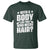With A Body Like This Who Needs Hair T Shirt Dad Bald Man Father's Day