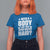 With A Body Like This Who Needs Hair T Shirt For Women Dad Bald Man Father's Day