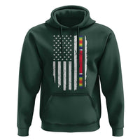 WW2 World War II Vintage American Flag Hoodie - Wonder Print Shop