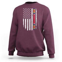 WW2 World War II Vintage American Flag Sweatshirt - Wonder Print Shop
