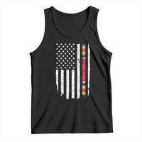 WW2 World War II Vintage American Flag Tank Top - Wonder Print Shop