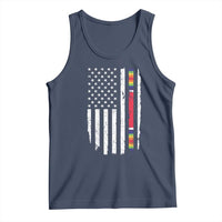 WW2 World War II Vintage American Flag Tank Top - Wonder Print Shop