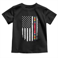 WW2 World War II Vintage American Flag Toddler T Shirt - Wonder Print Shop
