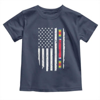 WW2 World War II Vintage American Flag Toddler T Shirt - Wonder Print Shop