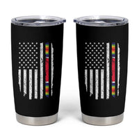 WW2 World War II Vintage American Flag Tumbler Cup - Wonder Print Shop