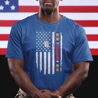 WW2 World War II Vintage American Flag T Shirt TS11