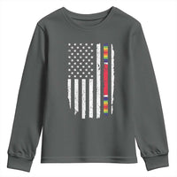 WW2 World War II Vintage American Flag Youth Sweatshirt - Wonder Print Shop