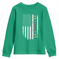 WW2 World War II Vintage American Flag Youth Sweatshirt - Wonder Print Shop