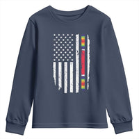 WW2 World War II Vintage American Flag Youth Sweatshirt - Wonder Print Shop