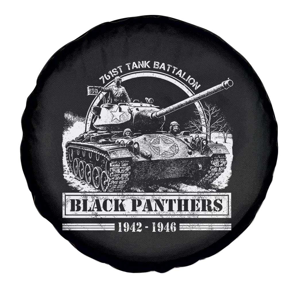 Black Panthers 761st Tank Battalion Spare Tire Cover WW2 Heroes Black History Month