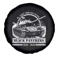 Black Panthers 761st Tank Battalion Spare Tire Cover WW2 Heroes Black History Month
