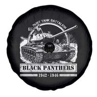 Black Panthers 761st Tank Battalion Spare Tire Cover WW2 Heroes Black History Month