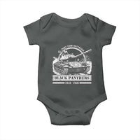 Black Panthers 761st Tank Battalion Baby Onesie WW2 Heroes Black History Month