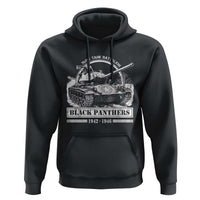 Black Panthers 761st Tank Battalion Hoodie WW2 Heroes Black History Month
