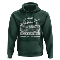 Black Panthers 761st Tank Battalion Hoodie WW2 Heroes Black History Month