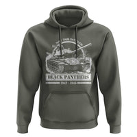 Black Panthers 761st Tank Battalion Hoodie WW2 Heroes Black History Month