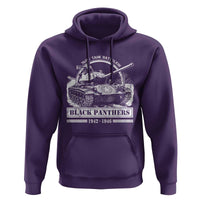 Black Panthers 761st Tank Battalion Hoodie WW2 Heroes Black History Month