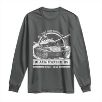 Black Panthers 761st Tank Battalion Long Sleeve Shirt WW2 Heroes Black History Month
