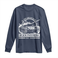 Black Panthers 761st Tank Battalion Long Sleeve Shirt WW2 Heroes Black History Month