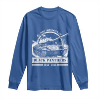Black Panthers 761st Tank Battalion Long Sleeve Shirt WW2 Heroes Black History Month